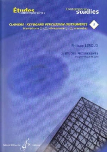 20 études progressives pour clavier - 1er cahier : xylophone Visual